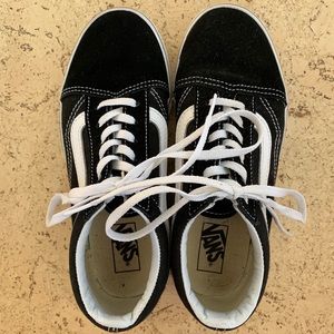 Vans Classic Old Skool Black Sneakers Size 3